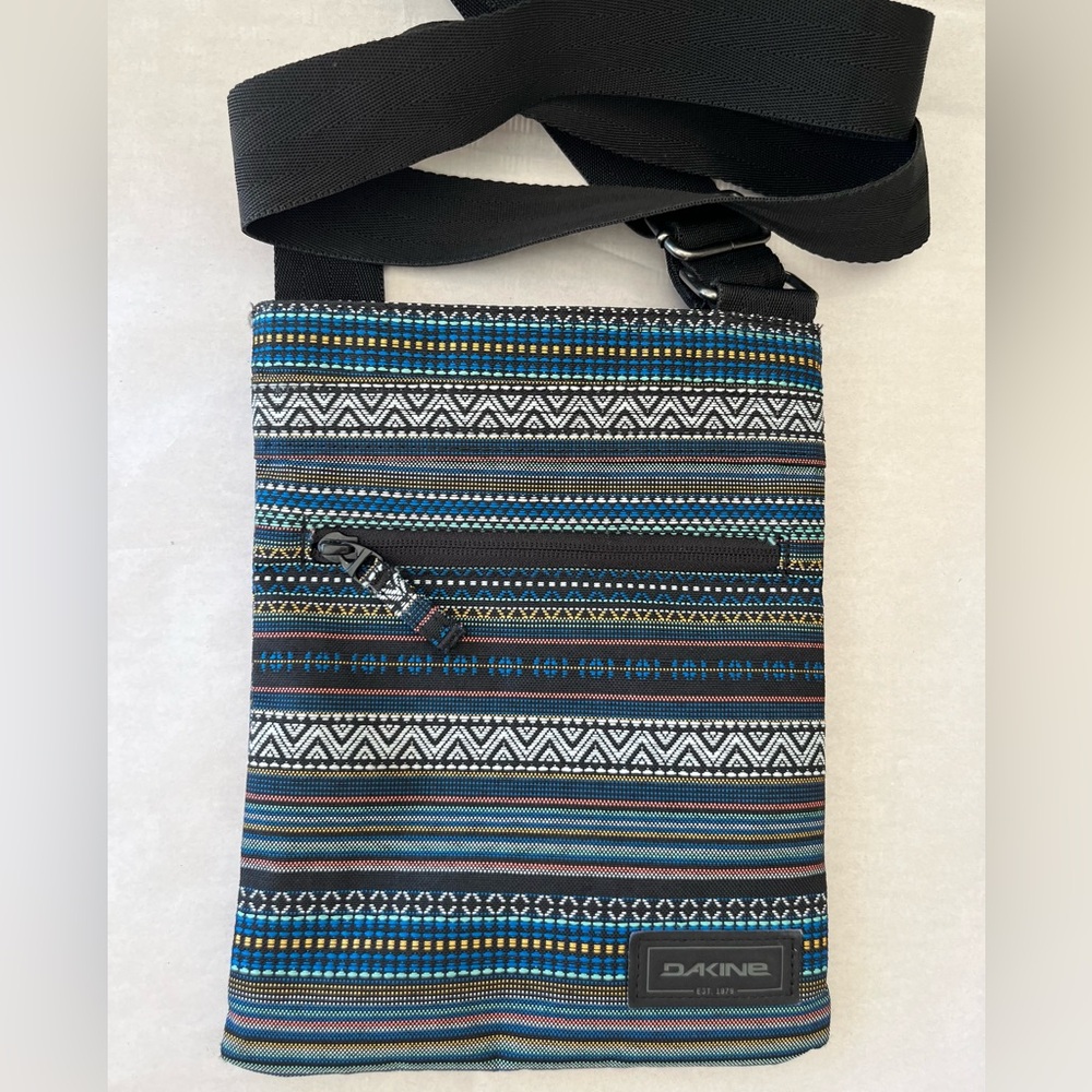 Cute multicolor fabric crossbody bag